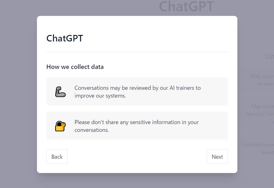 ChatGPT　データ収集